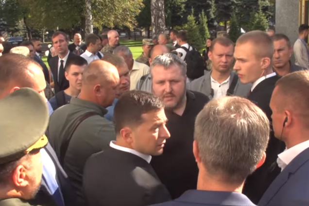 Майор ВСУ Ковалев и Зеленский