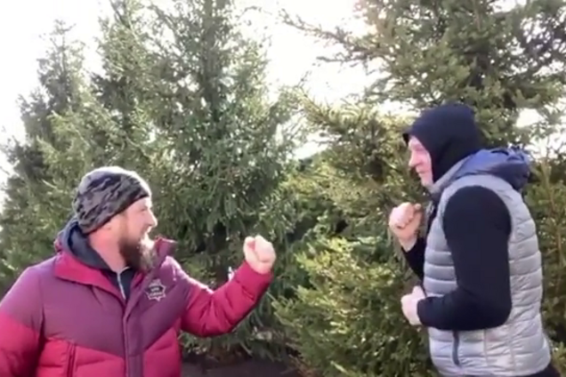 Кадыров на улице ударил Емельяненко - опубликовано видео