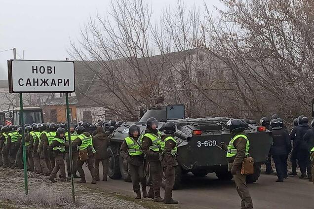 На Полтавщині відбулись зіткнення через евакуйованих з Уханя