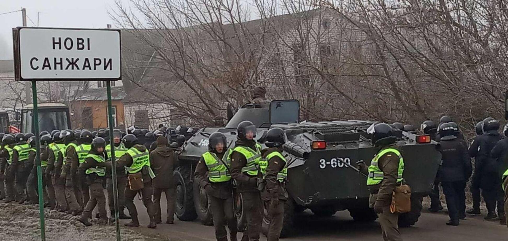 На Полтавщині відбулись зіткнення через евакуйованих з Уханя