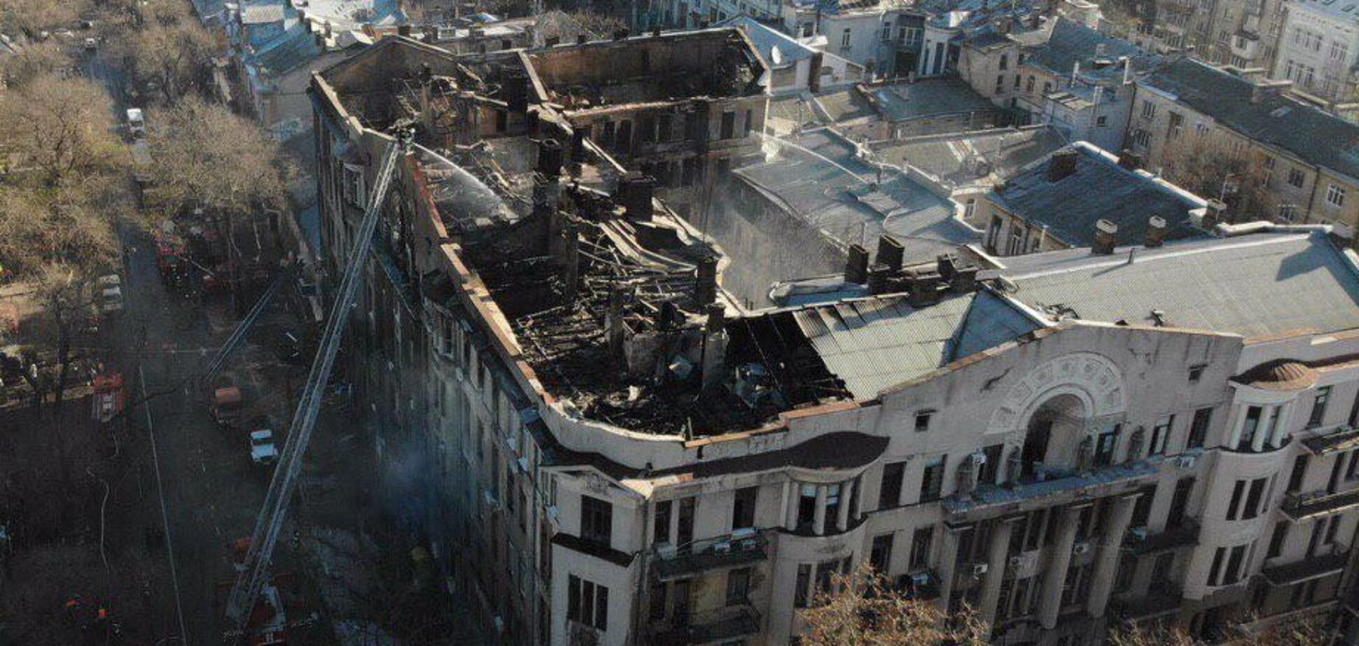 В Одессе отчитались о выплатах жертвам смертельного пожара в колледже