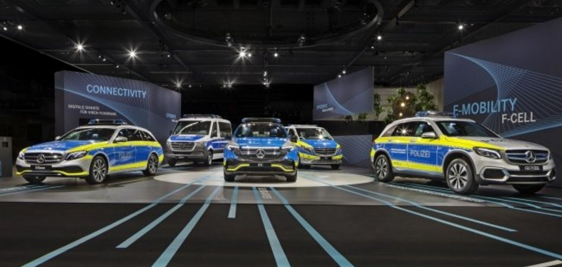 Mercedes-Benz создала уникальные электромобили для силовиков