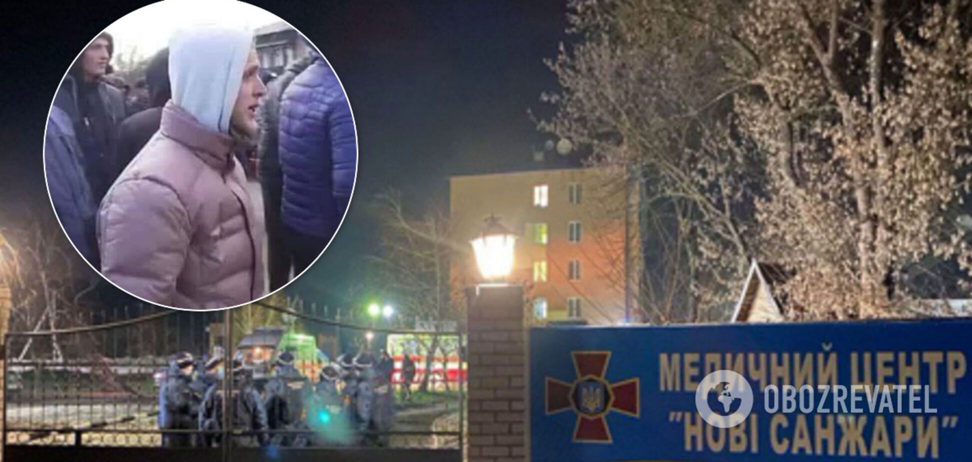 Нові Санжари: з'явилися фото тітушек на протестах