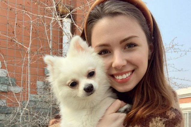 Анастасия и ее питомец