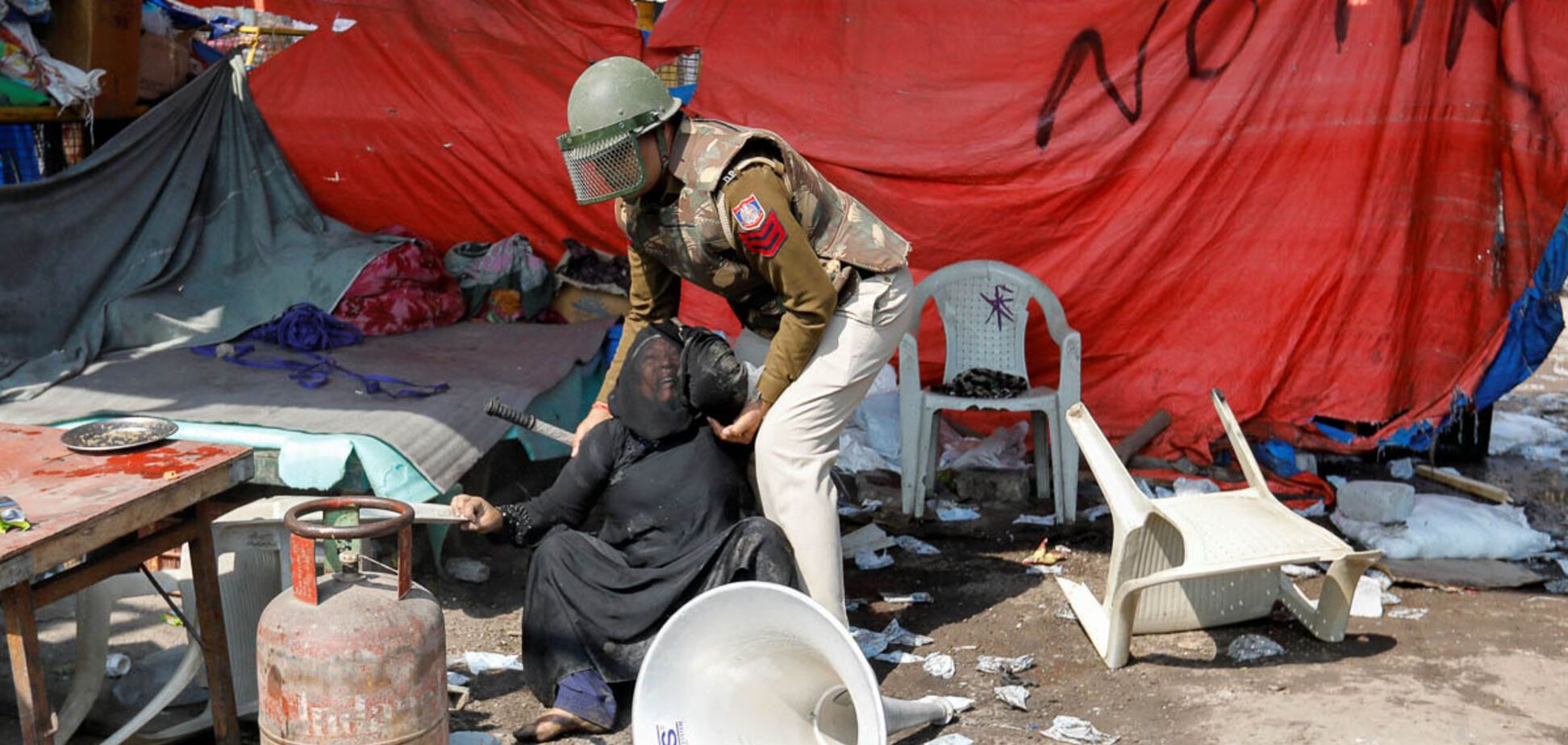 Протесты в Нью-Дели