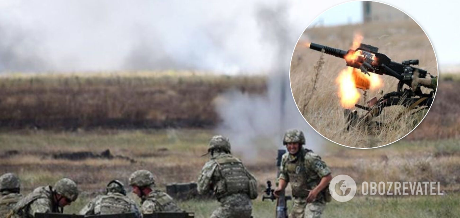 ВСУ эффектно разгромили позицию террористов на Донбассе. Видео