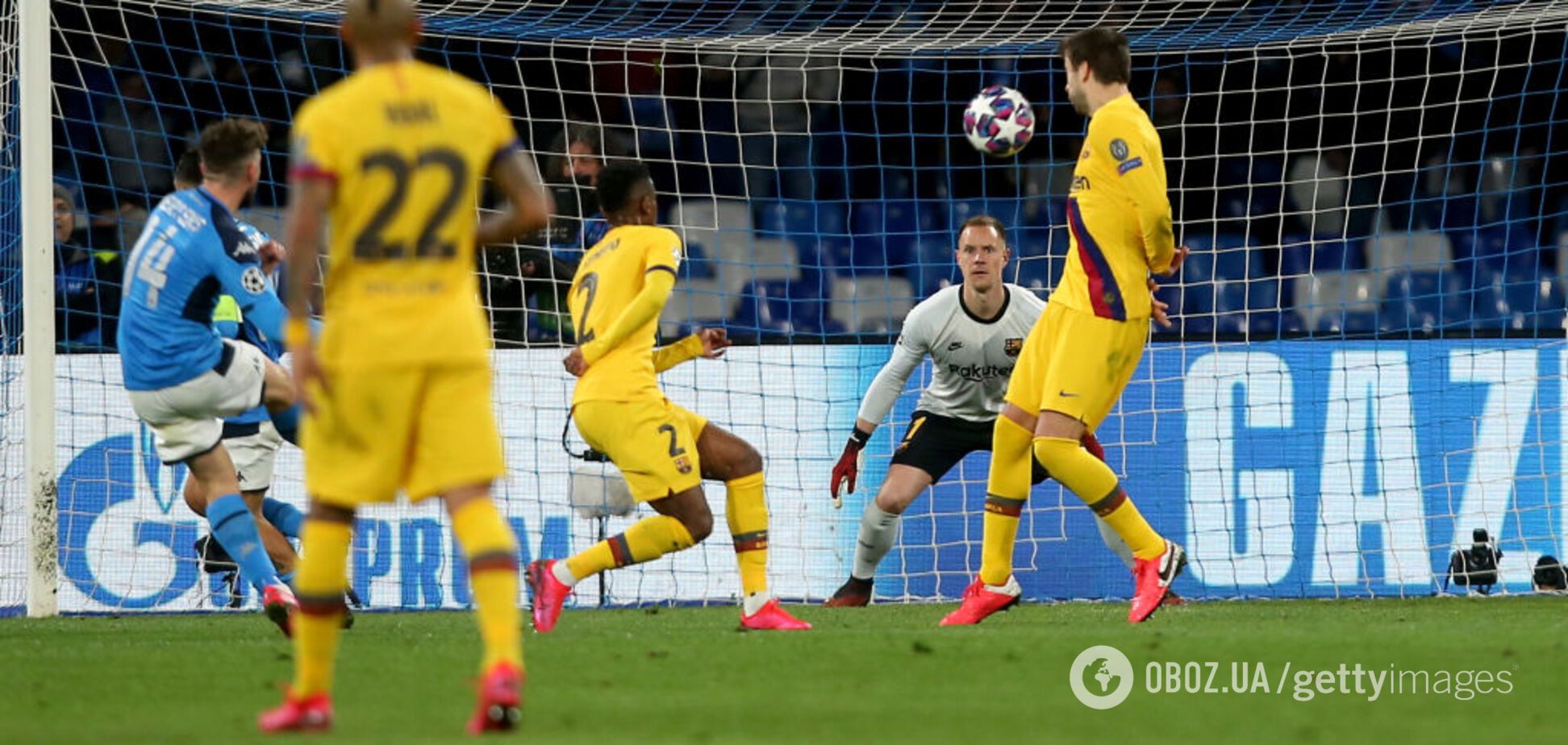 Ліга чемпіонів: 'Барселона' зіграла внічию з 'Наполі', а 'Баварія' обіграла 'Челсі'