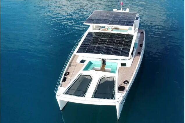 В США показали 'зеленую' яхту для миллионеров с бесконечным запасом хода