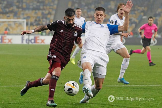 Денис Попов в матчі проти 'Копенгагена'