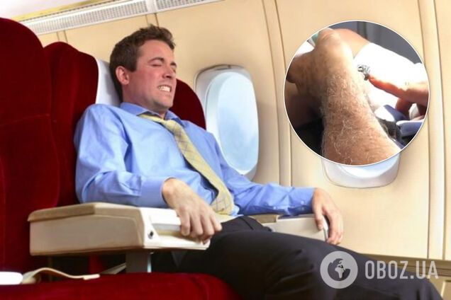 Підстригав нігті в літаку: чоловік викликав огиду у попутників