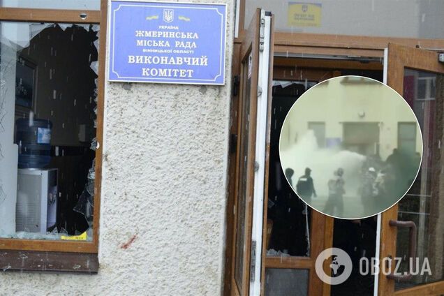 У Жмеринці в мерії влаштували жорстку масову бійку: затримано 11 осіб. Відео з місця НП