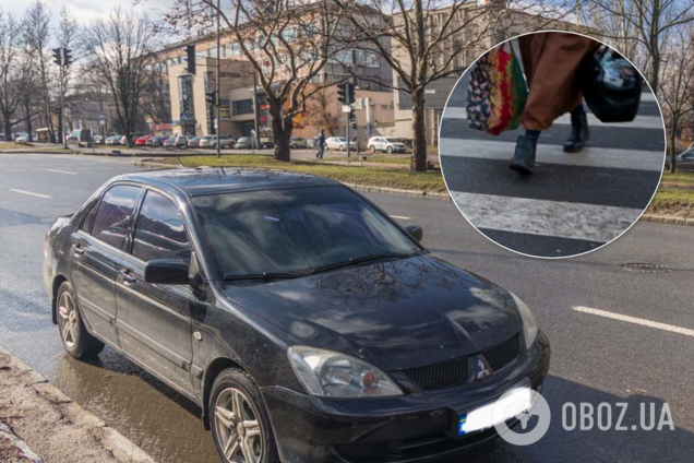 В Днепре авто сбило женщину на "зебре". Фото