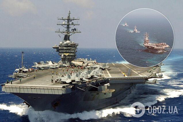 Авіаносець США з бомбардувальниками на борту вирушив до Сирії
