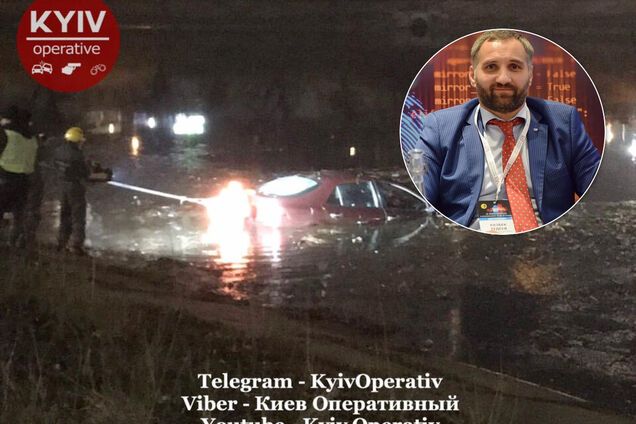 В Русановский канал упала машина: как удалось спасти молодую пару
