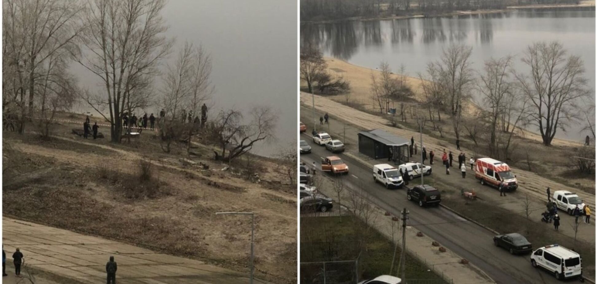 В Киеве из Днепра достали части тела человека