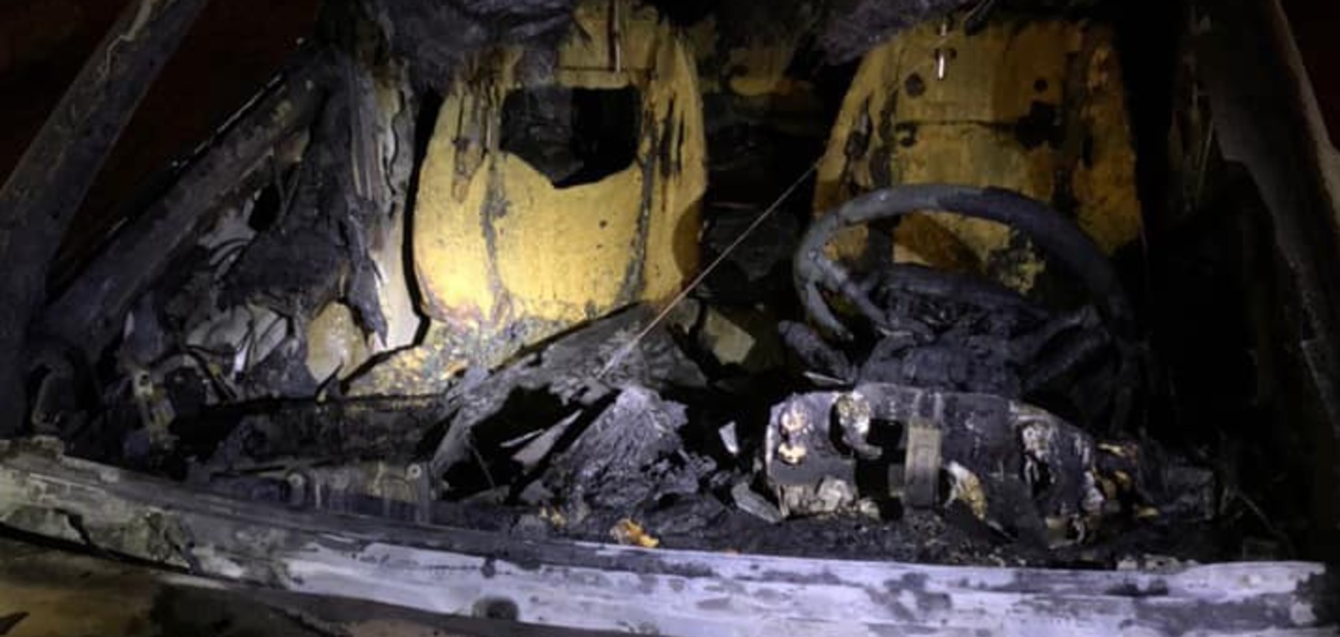 Ночью неизвестные сожгли авто главы Государственной экоинспекции