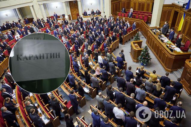 Верховная Рада ввела карантин: кого не допустят в парламент