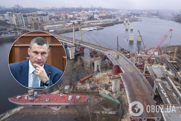 Когда откроют Подольско-Воскресенский мост: Кличко назвал дату