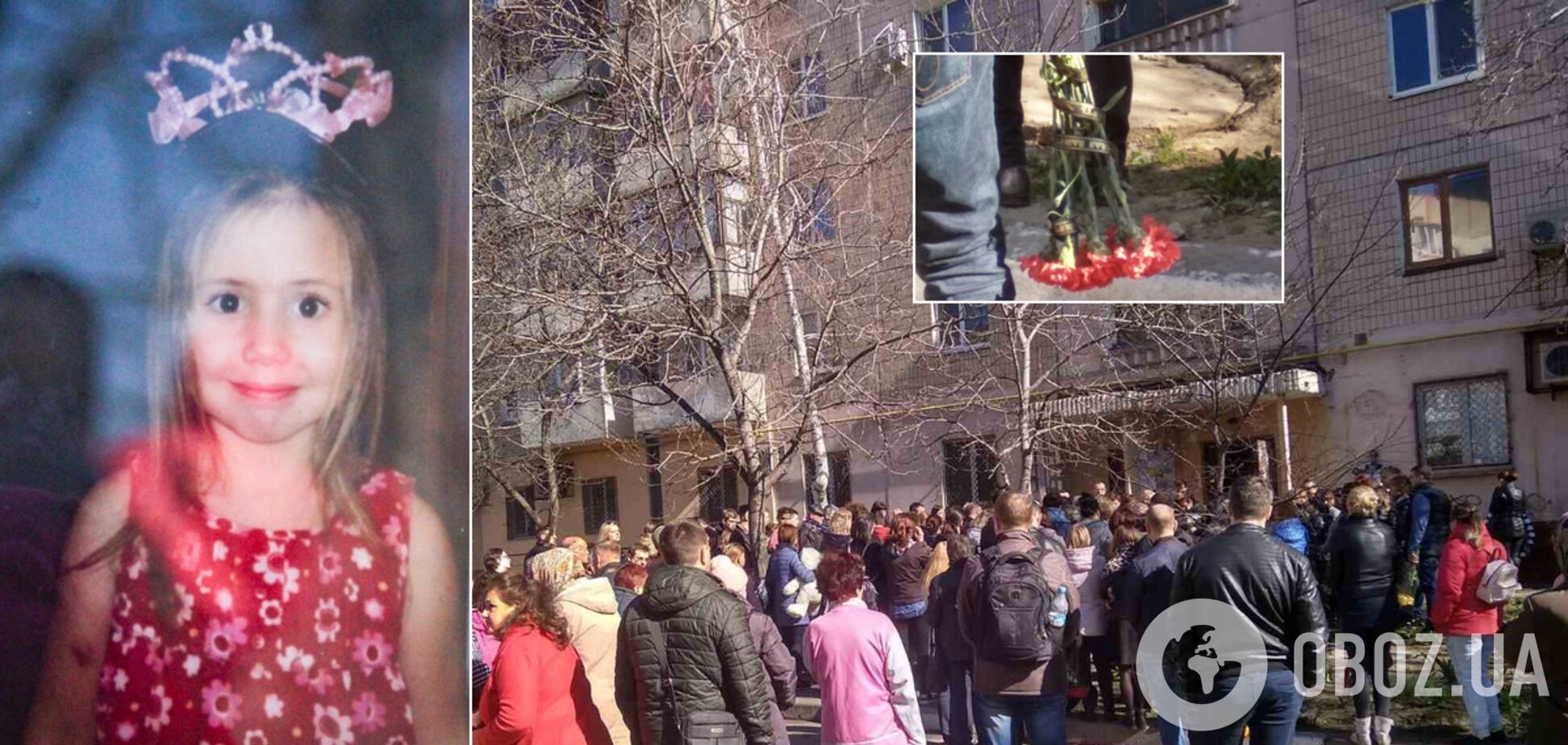 В Запорожье похоронили девочку, которую убила статуя: душераздирающие фото