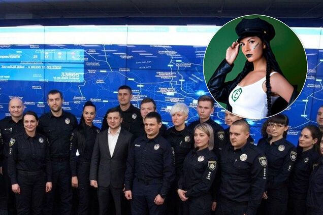 Зеленского сфотографировали с главной красоткой полиции Киева. Горячие снимки