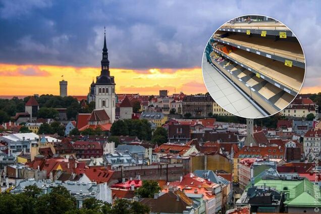 В Естонії ввели надзвичайний стан через коронавірус: з полиць магазинів почали зникати продукти