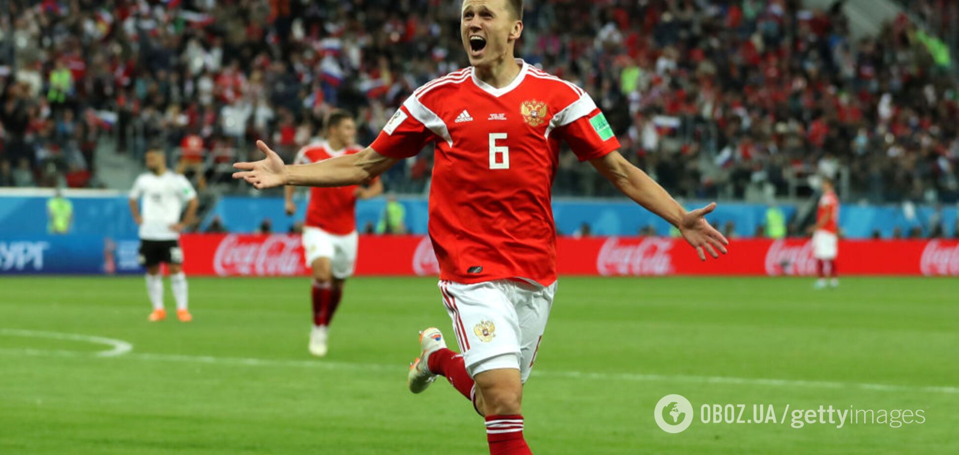 Відправлений на карантин футболіст збірної Росії Денис Черишев пішов гуляти по місту