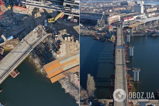 Подольско-Воскресенский мост в Киеве