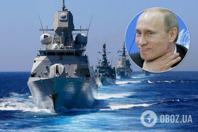 Россия "атакует" корабли НАТО в Черном море: силовик Путина признался