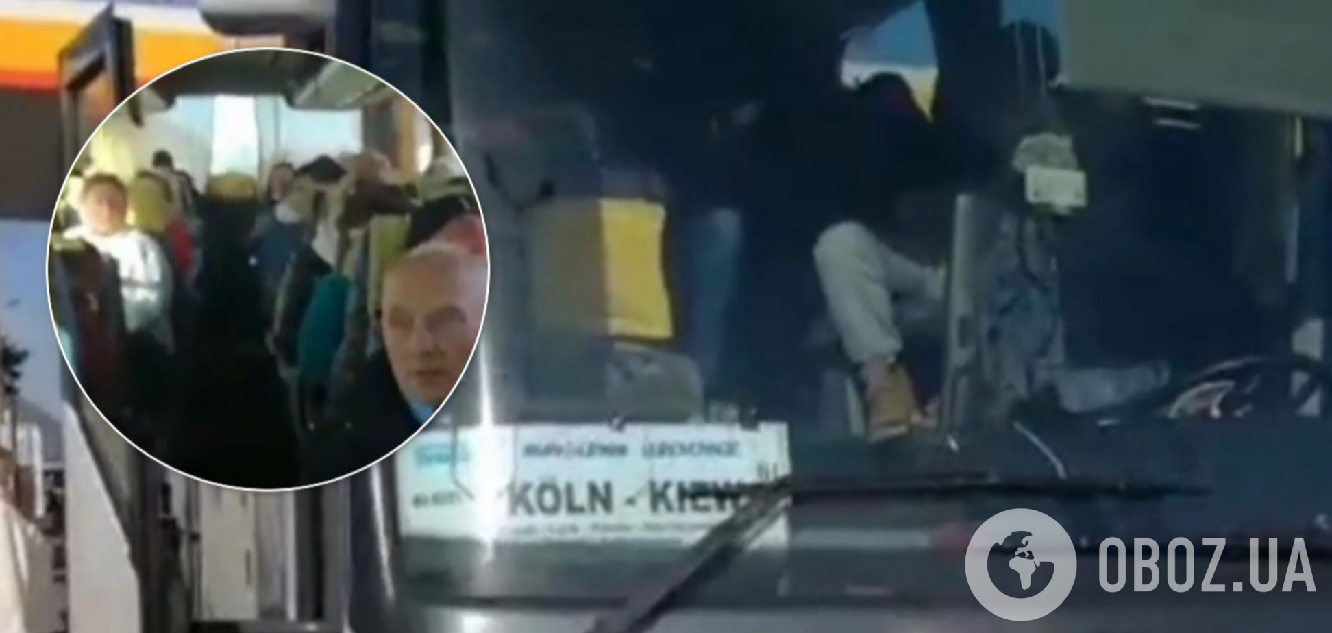 Автобус з українцями застряг між Німеччиною та Польщею