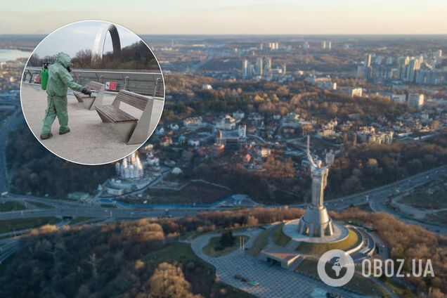 В Киеве проводят дезинфекцию из-за коронавируса