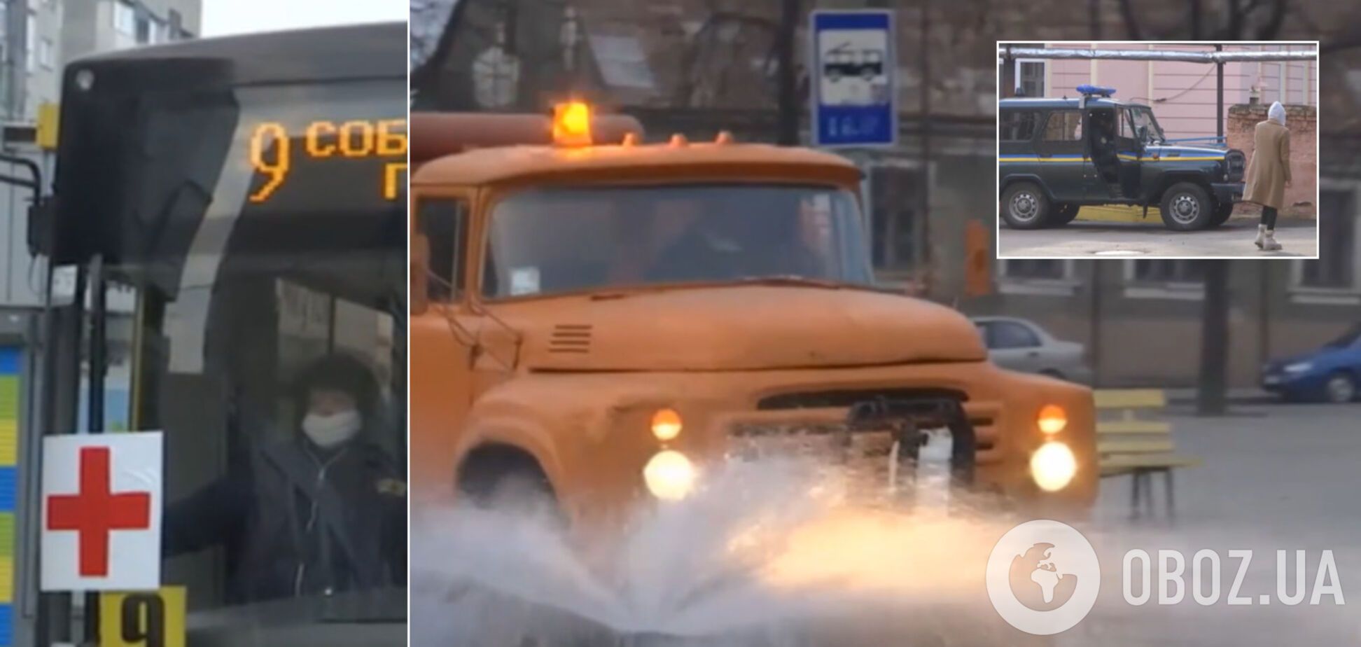 В Черновцах улицы обрабатывают хлором: видео из эпицентра распространения коронавируса