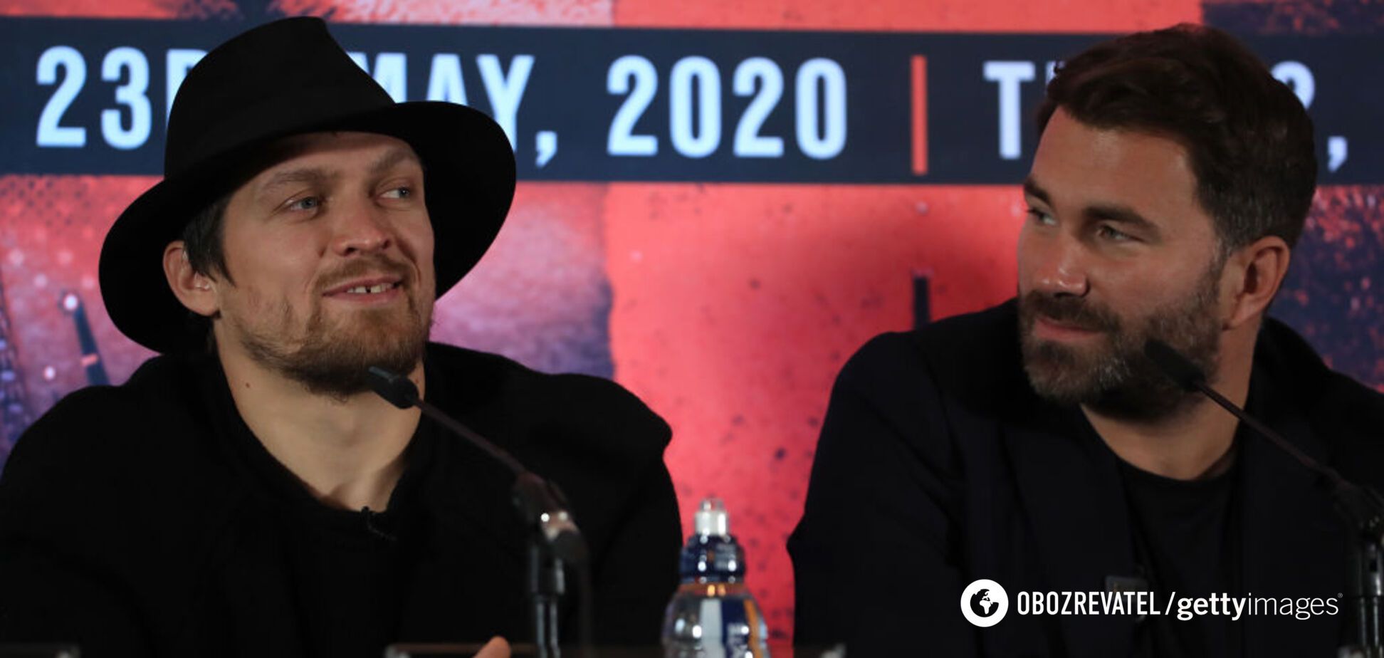 Александр Усик и Эдди Хирн