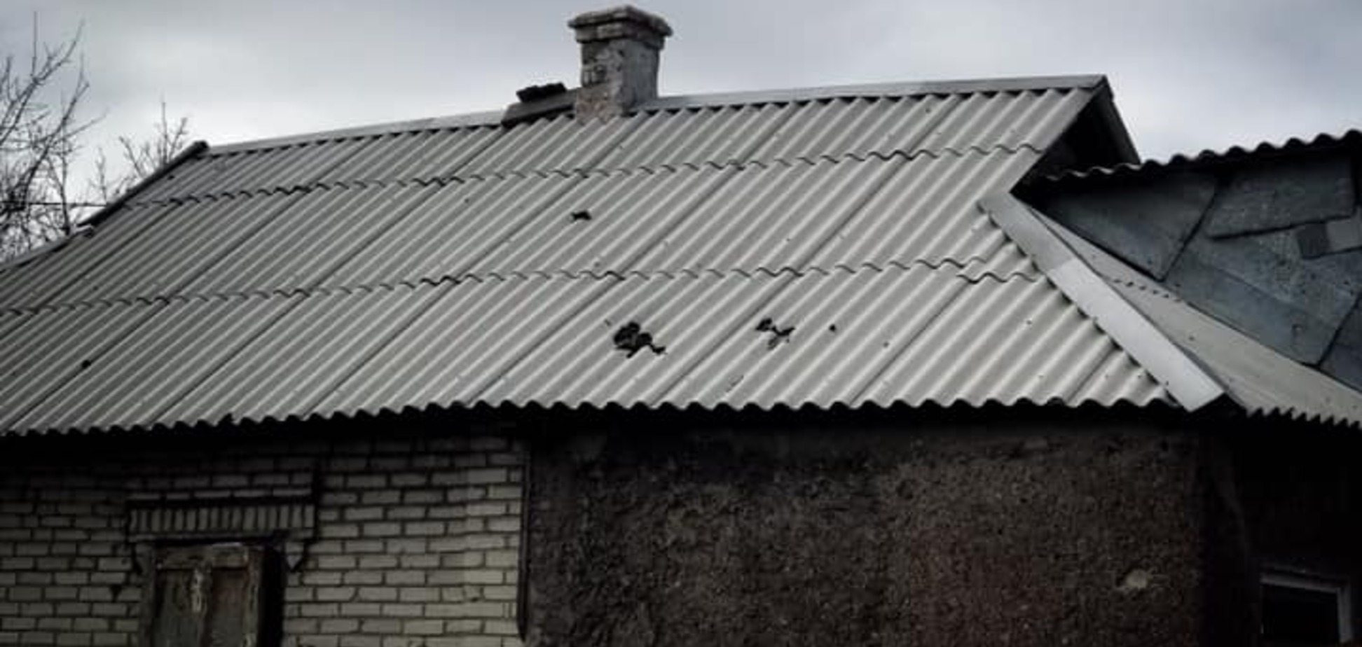 Обстрел Красногоровки террористами ДНР