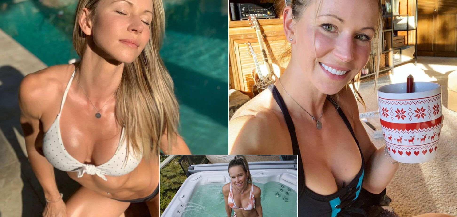 Фітнес-тренерка Зузана Лайт роздяглася і голими грудьми стрибнула в сніг