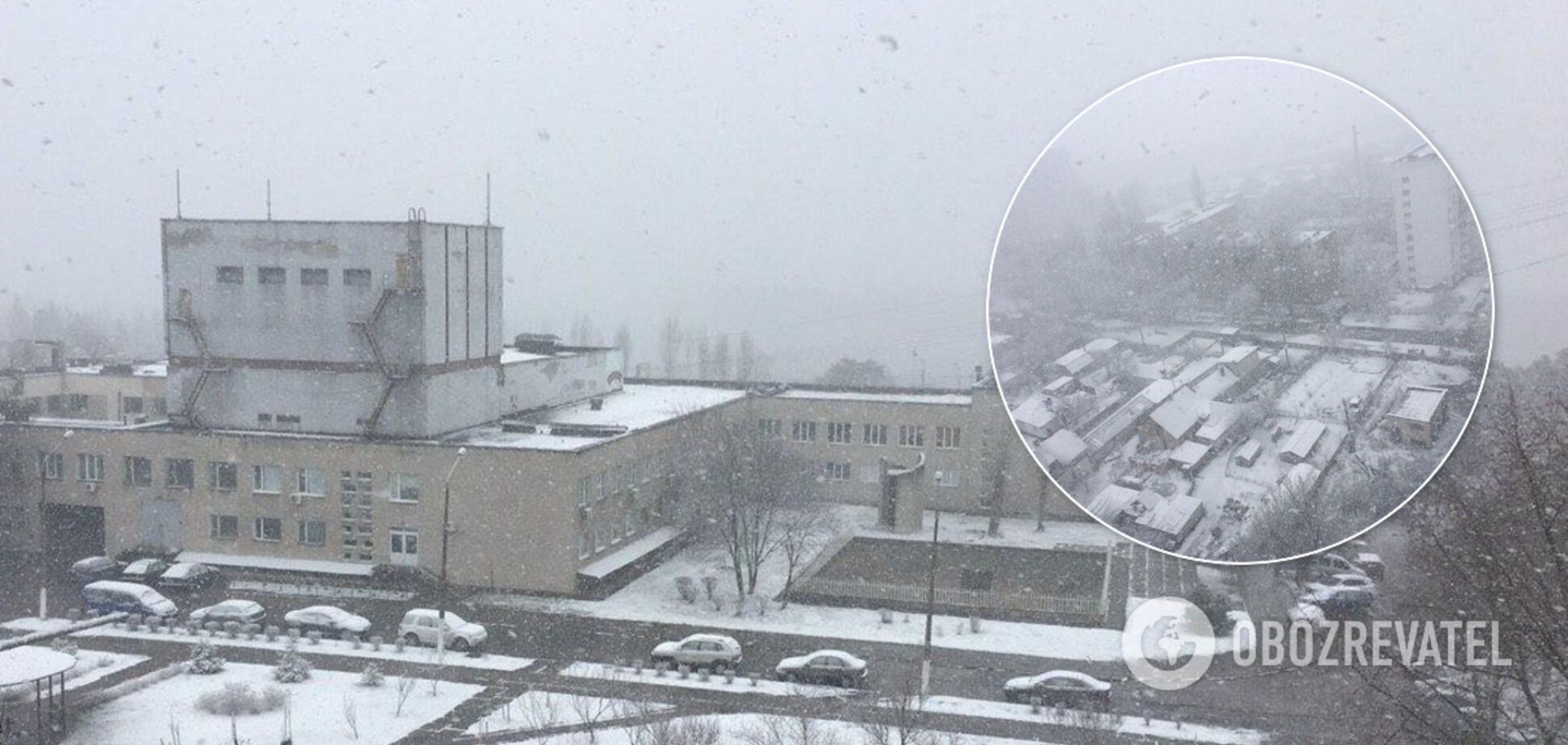 Київ серед березня несподівано завалило снігом. Дивовижні фото