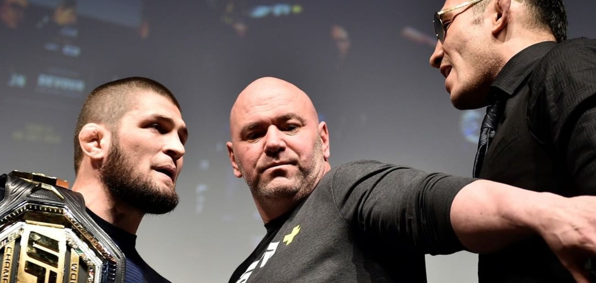 Хабіб Нурмагомедов, Дейна Уайт і Тоні Фергюсон