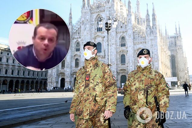 В Італії чиновники лякають людей вогнеметами й трунами через карантин. Емоційне відео