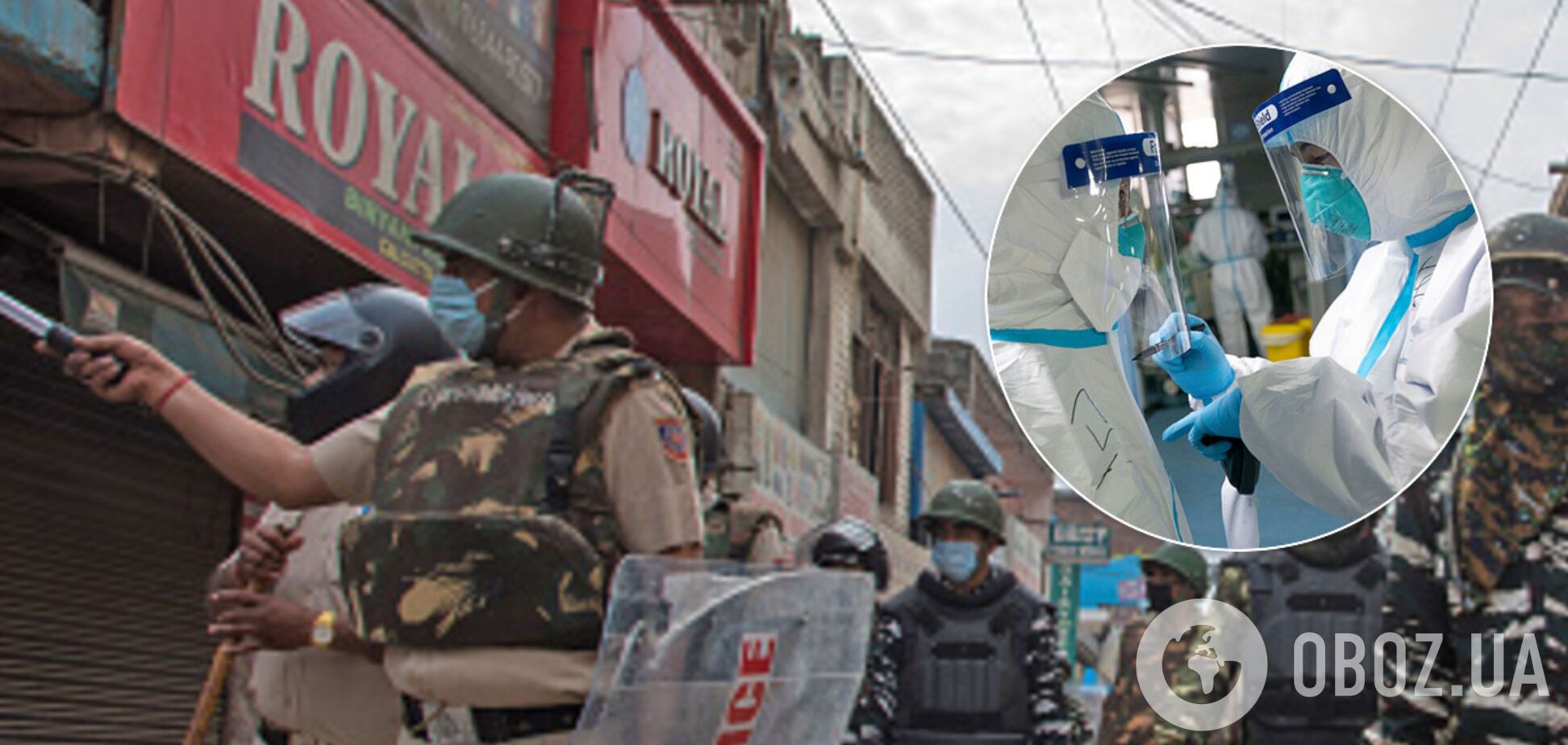 В Индии на жесткий карантин отправили 1,3 млрд человек: полиция разгоняет нарушителей палками