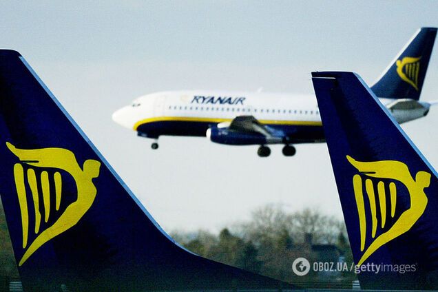 У Ryanair через пандемію скасували рейси