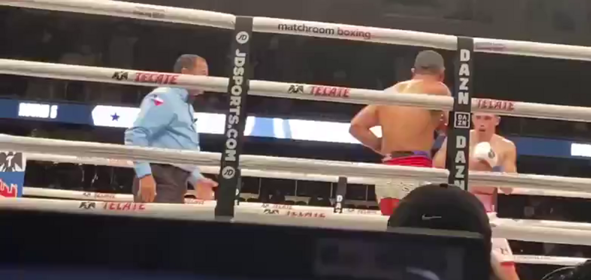 Непобедимый боксер выиграл бой брутальным нокаутом