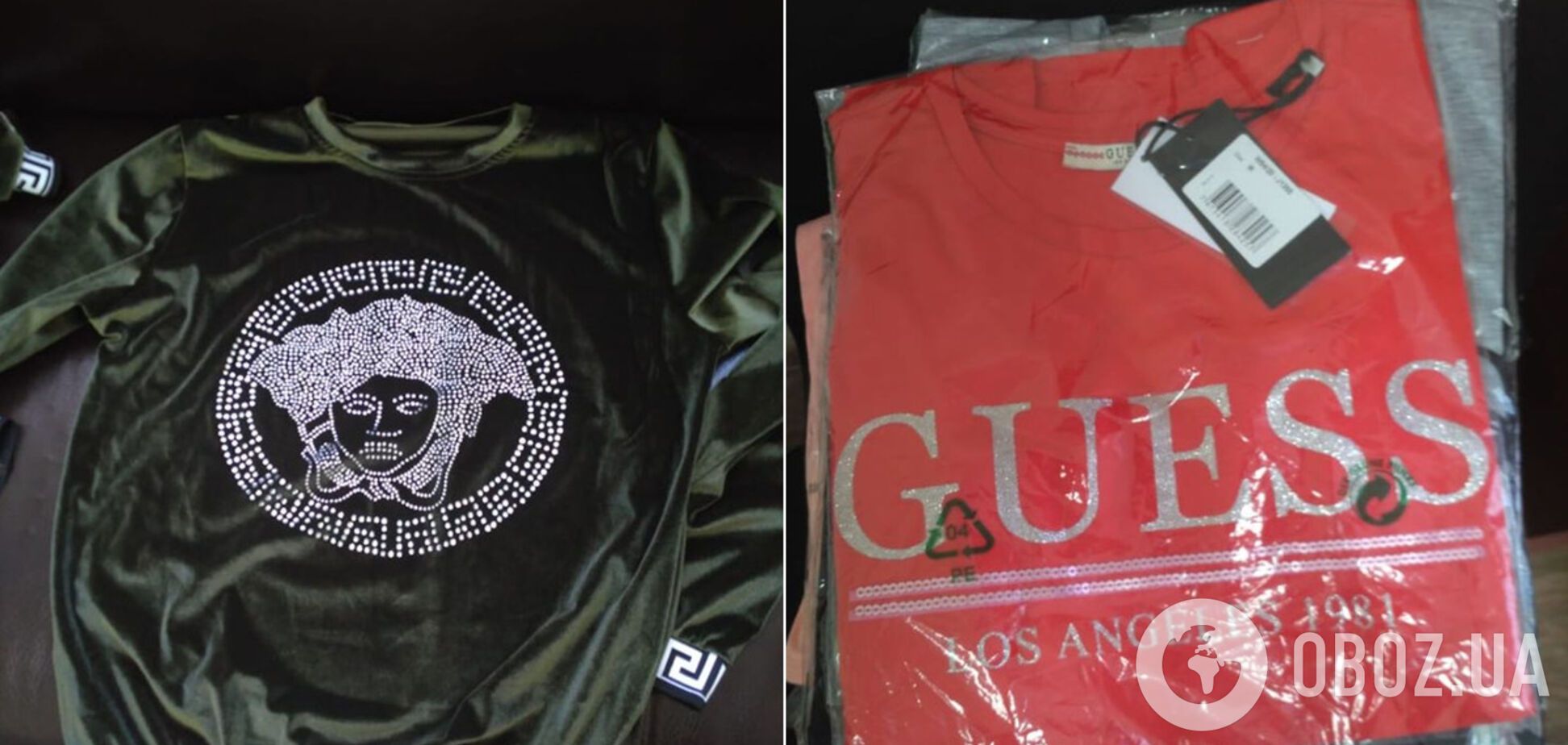В Одессе задержали партию поддельной одежды известных брендов