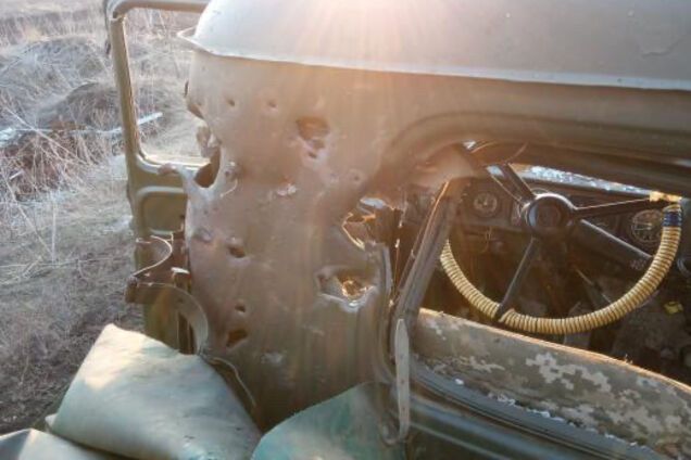 Последствия атаки террористов из ПТРК