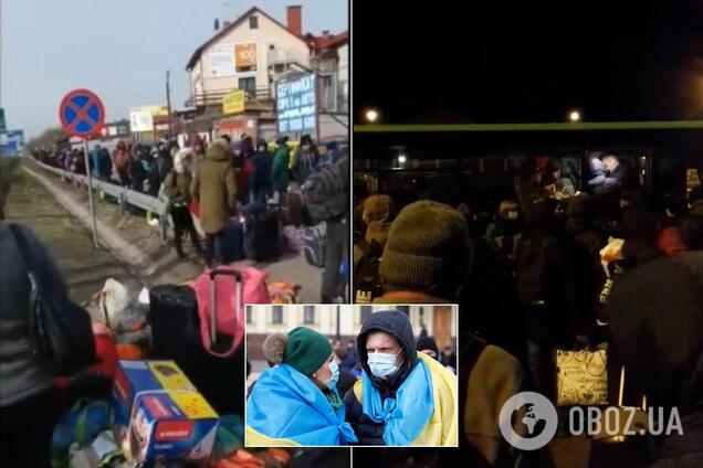Гигантские очереди, температуру не меряют: как украинцы прорываются домой до закрытия границ