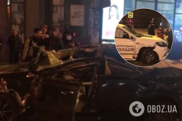 В авто знесло дах: у Харкові поліція потрапила в криваву ДТП. Фото і відео