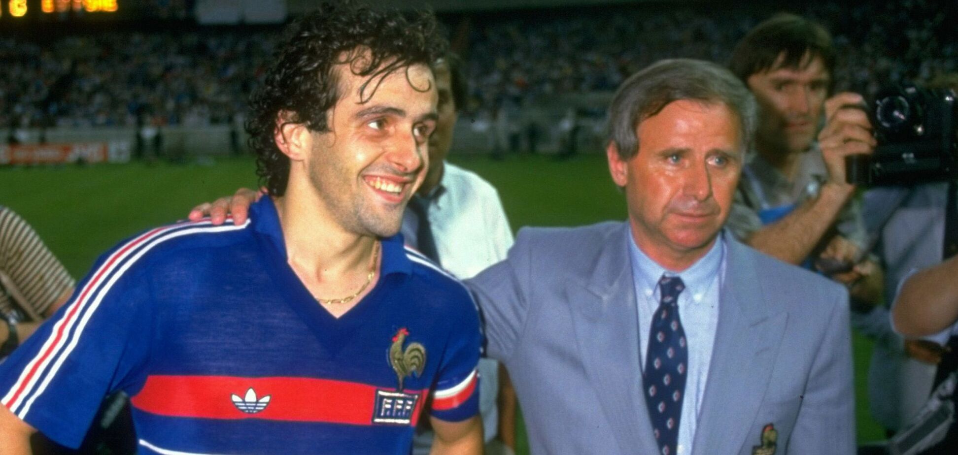 Мишель Платини и Мишель Идальго