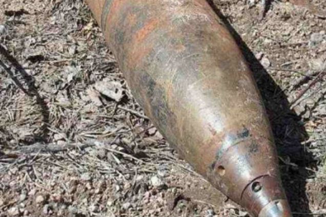Чоловік знайшов у себе вдома артилерійський снаряд