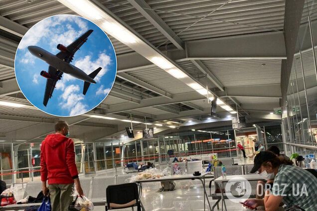 Украинцы застряли в аэропорту Варшавы