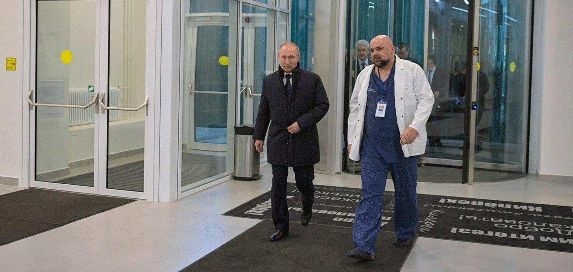 В России выявили коронавирус у врача, с которым общался Путин
