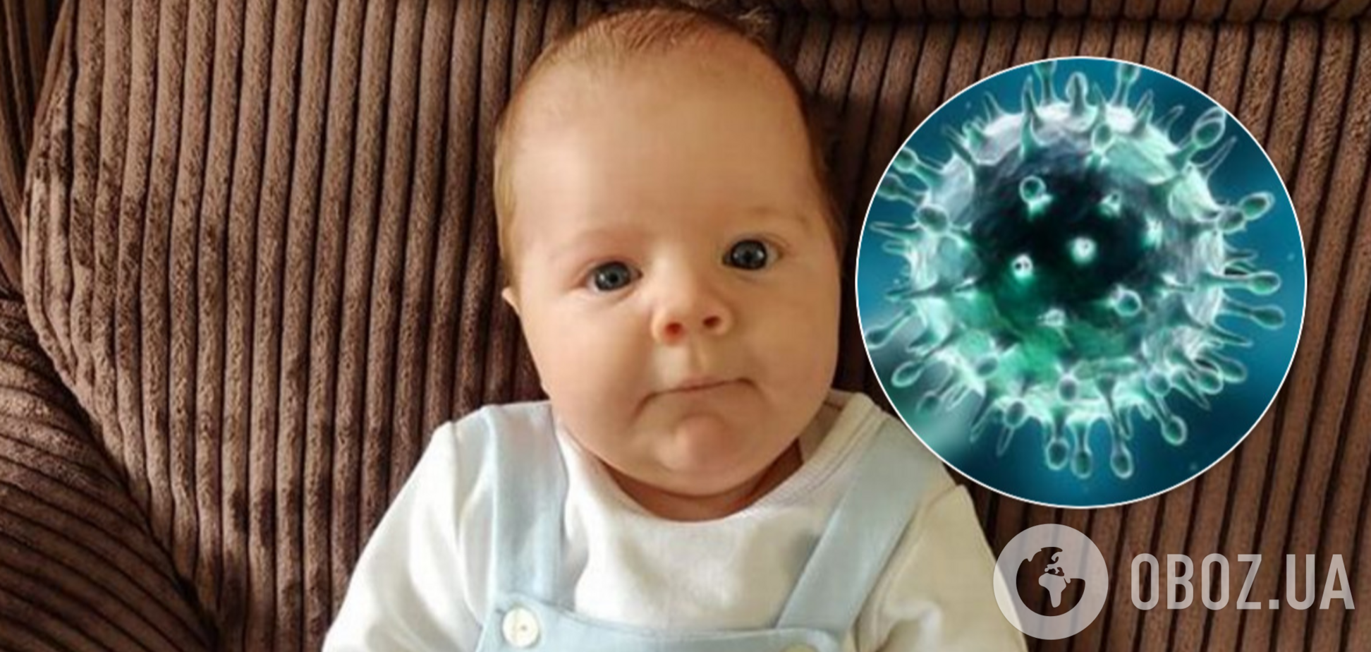 Мать назвала симптомы коронавируса у младенца