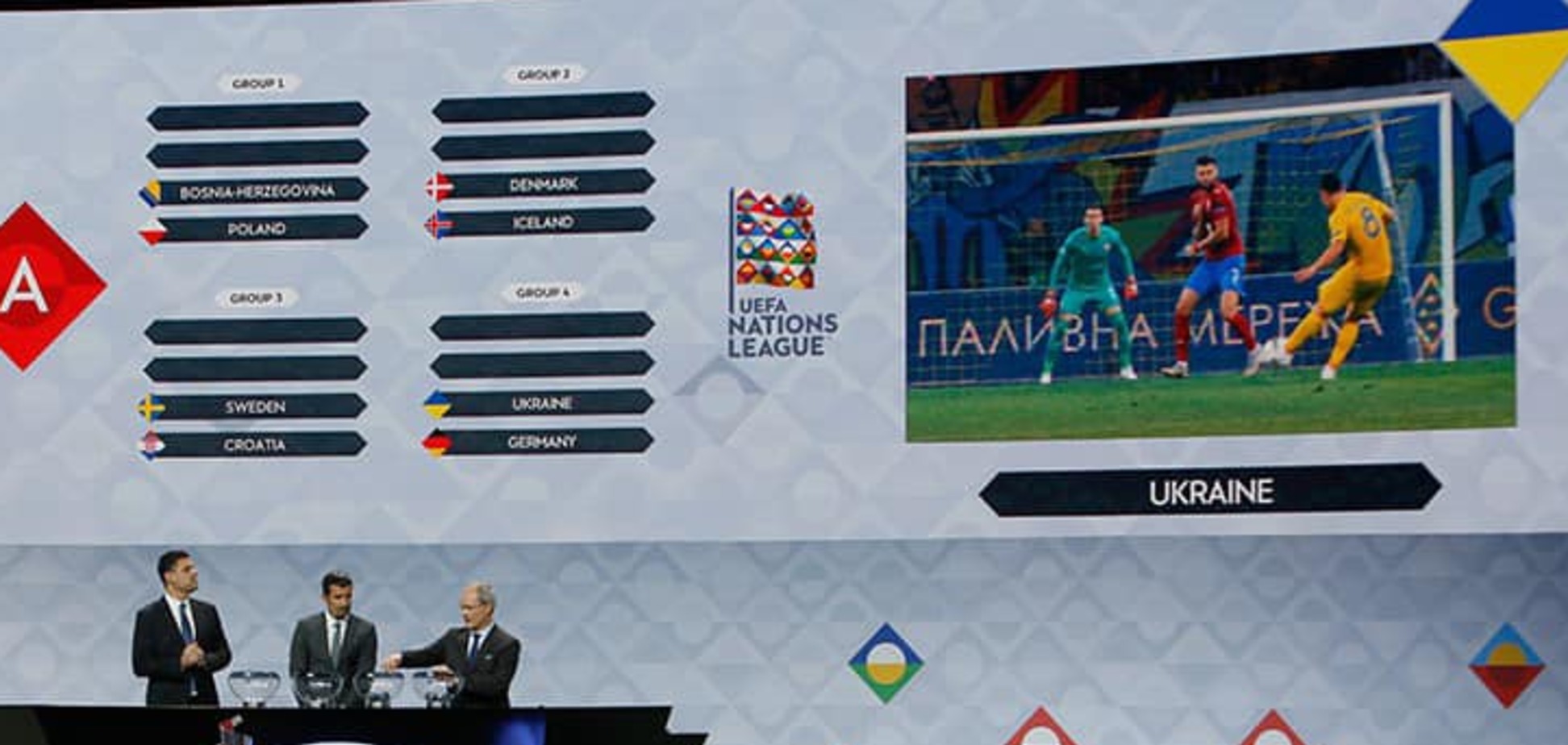 Сборная Украины в Лиге наций: расписание матчей